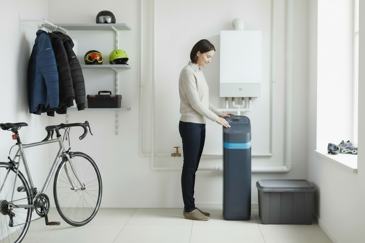 Refiner Power adoucisseur d’eau avec filtration intégrée